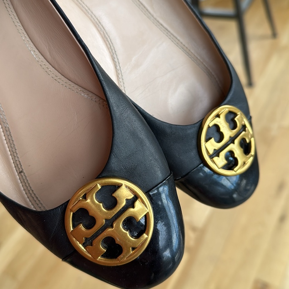 Tory Burch Chelsea Cap-Toe Leather Ballet Flat Women’s size 9 - Picture 16 of 16